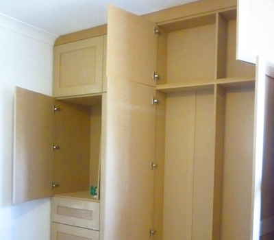 Fitted bedroom cabinets