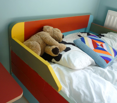 Handmade child's bed